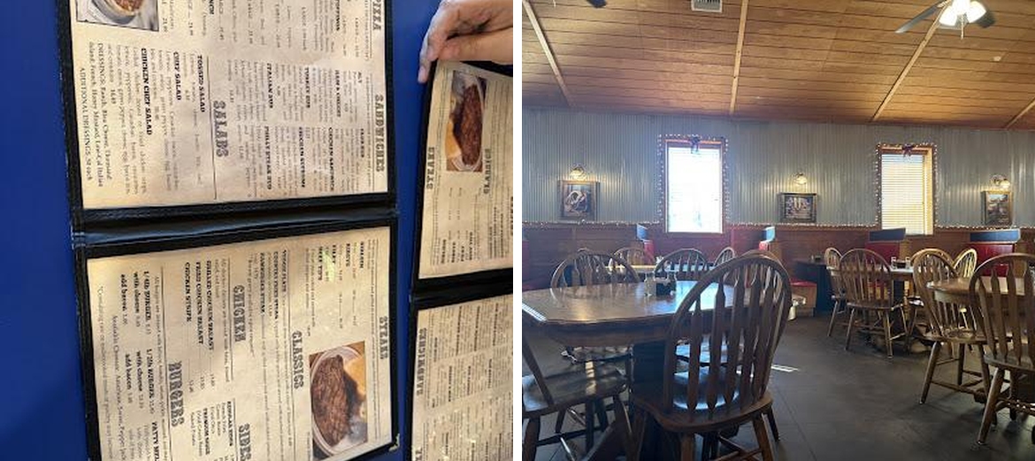 Roper's Restaurant Menu